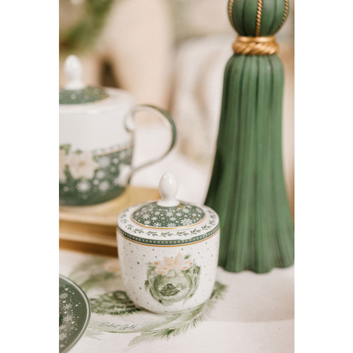 Zuccheriera in ceramica con scatola – Silent Gold