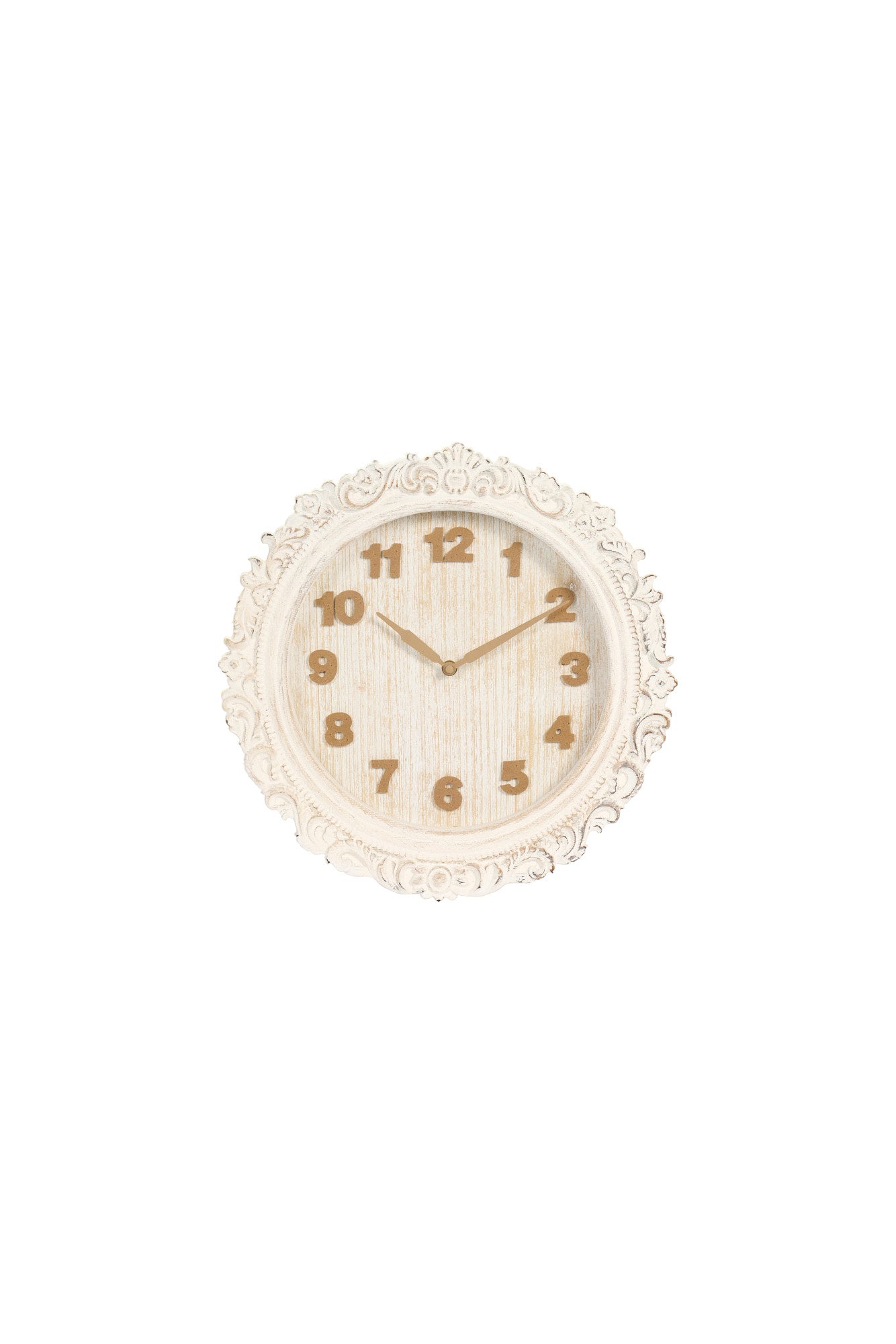 Orologio in legno con vetro (40 cm)