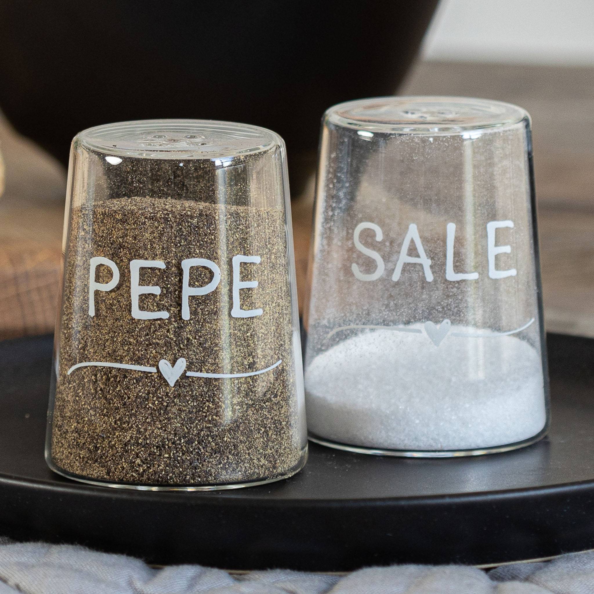 Sale e pepe "Sale" e "Pepe" Cuore - lista nozze