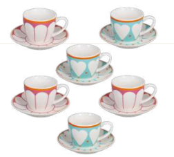 Servizio da caffè Moon Madame - lista nozze