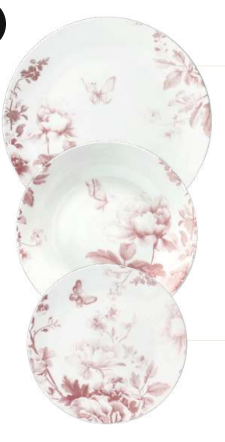 Servizio tavola Vie en Rose - lista nozze