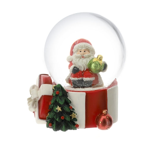 PALLA ACQUA/NEVE IN RESINA BABBO NATALE