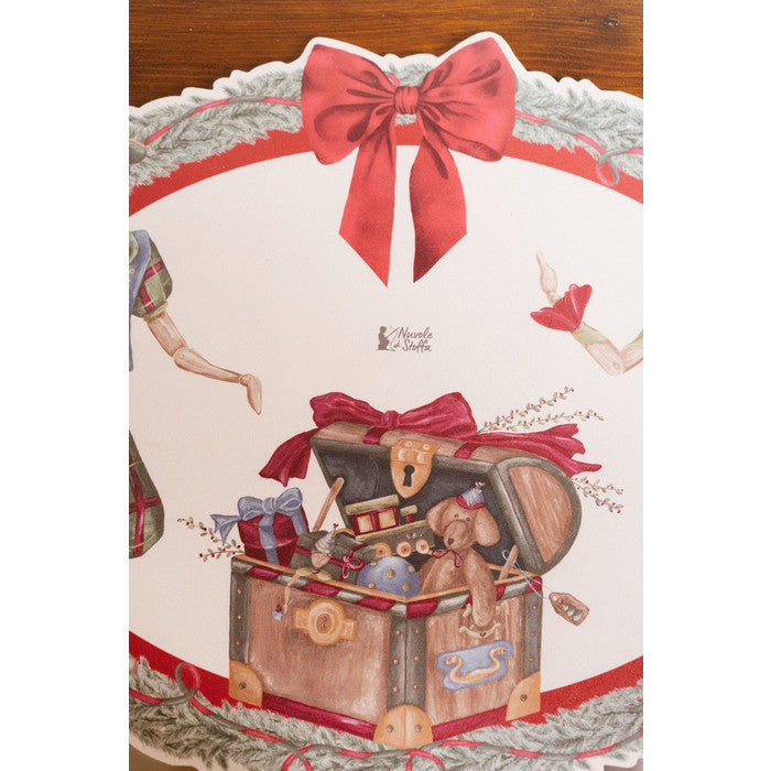 Tovaglietta americana in vinile con burattini – Vintage toys