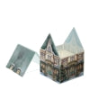 CONTENITORE VETRO COTTAGE VERDE CON CANDELA PROFUMATA