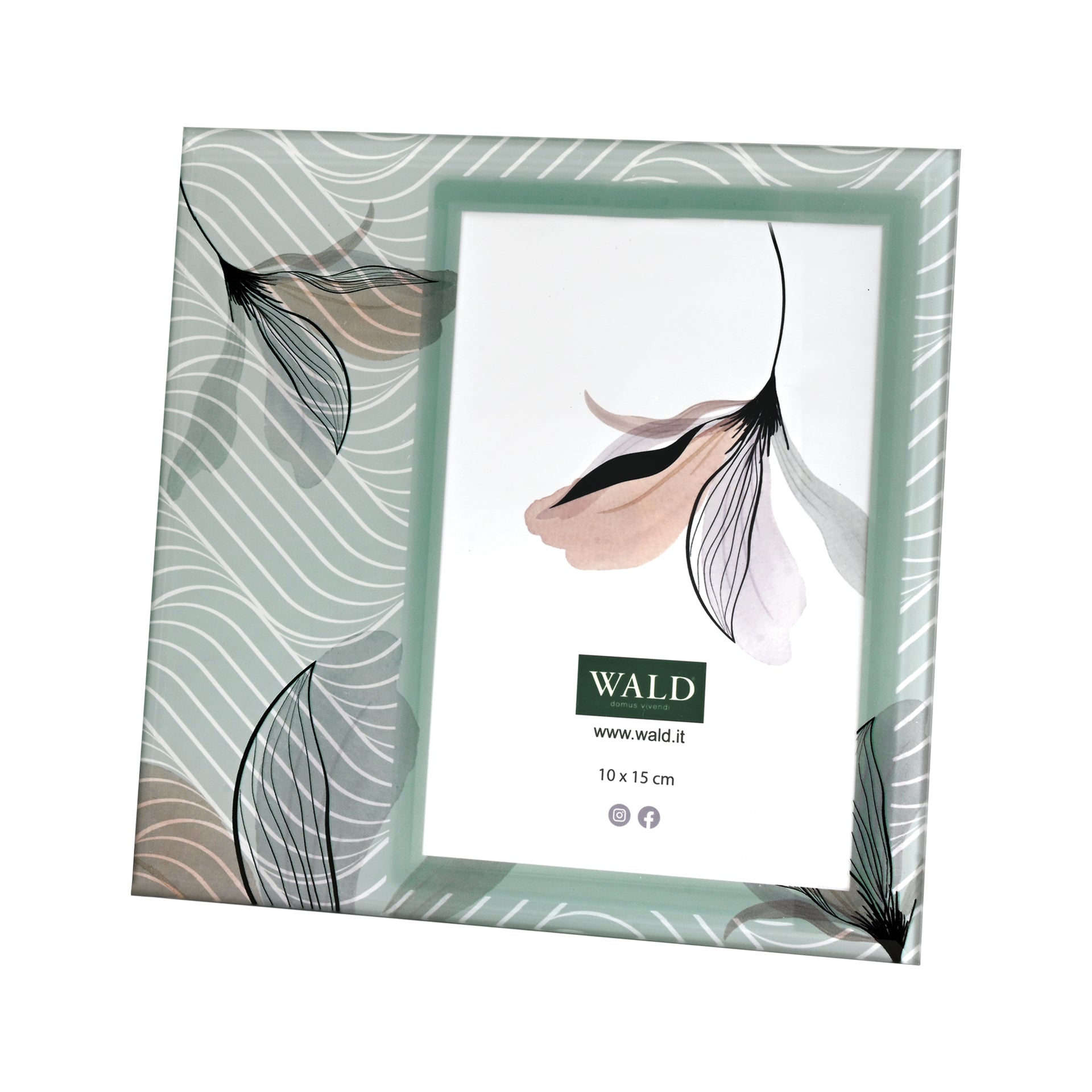 PORTAFOTO IN VETRO "ONDE"