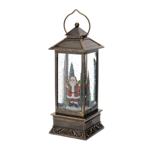 LANTERNA CON BABBO NATALE LED