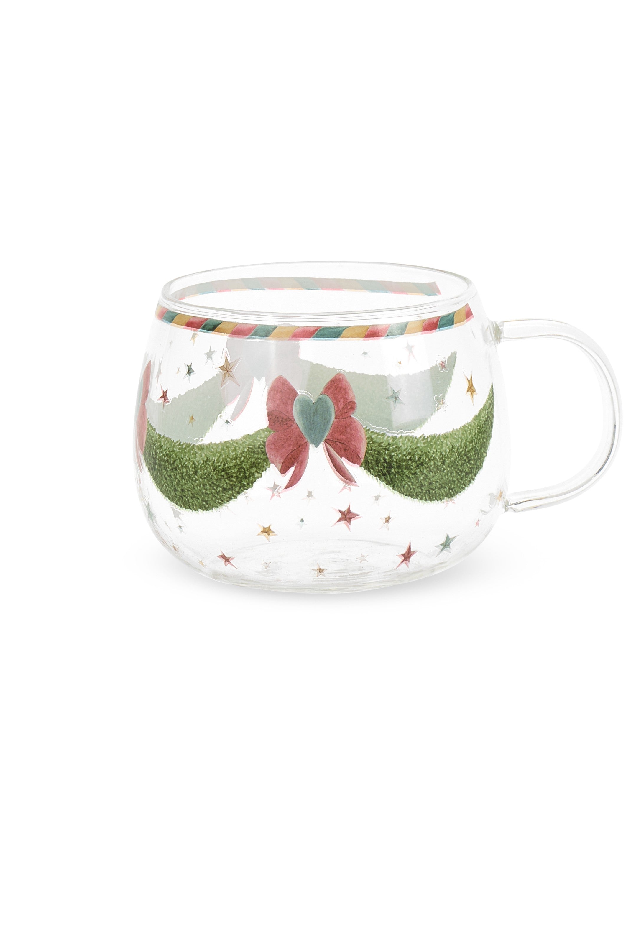 TAZZA IN VETRO COLLEZIONE GIOSTRA