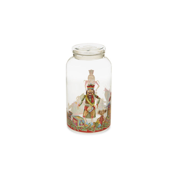 Barattolo borosilicato con burattino  – Vintage toys
