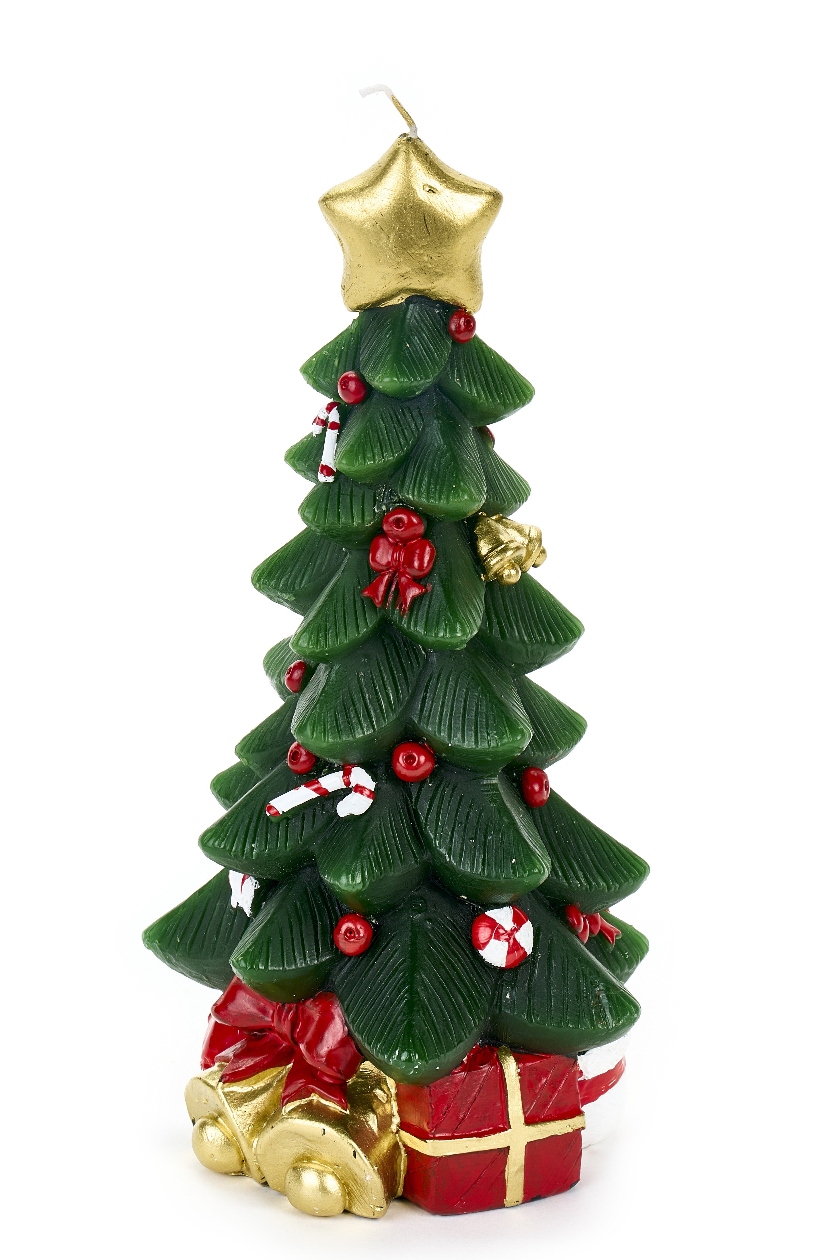 Candela albero pacchetti regalo