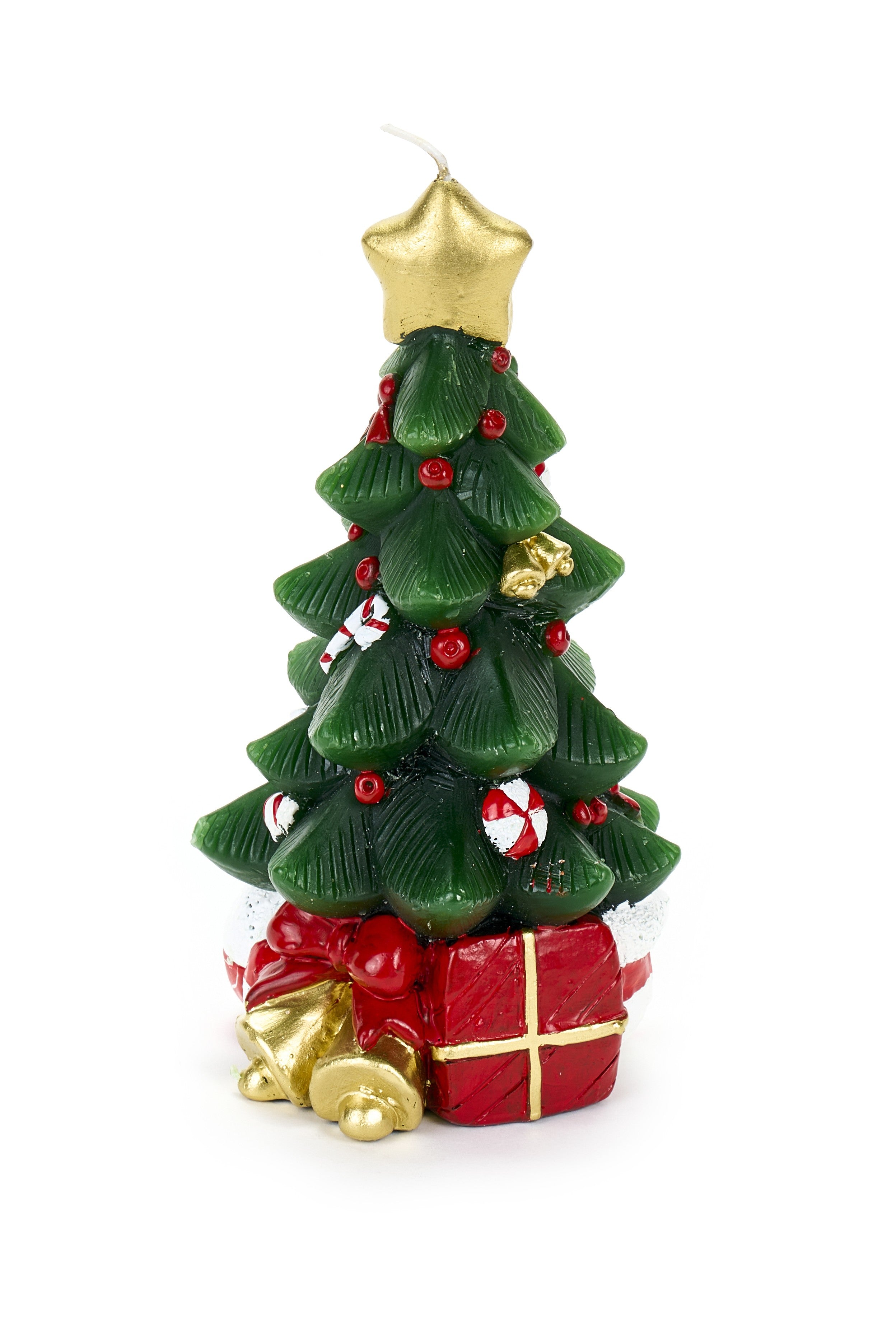 Candela albero pacchetti regalo