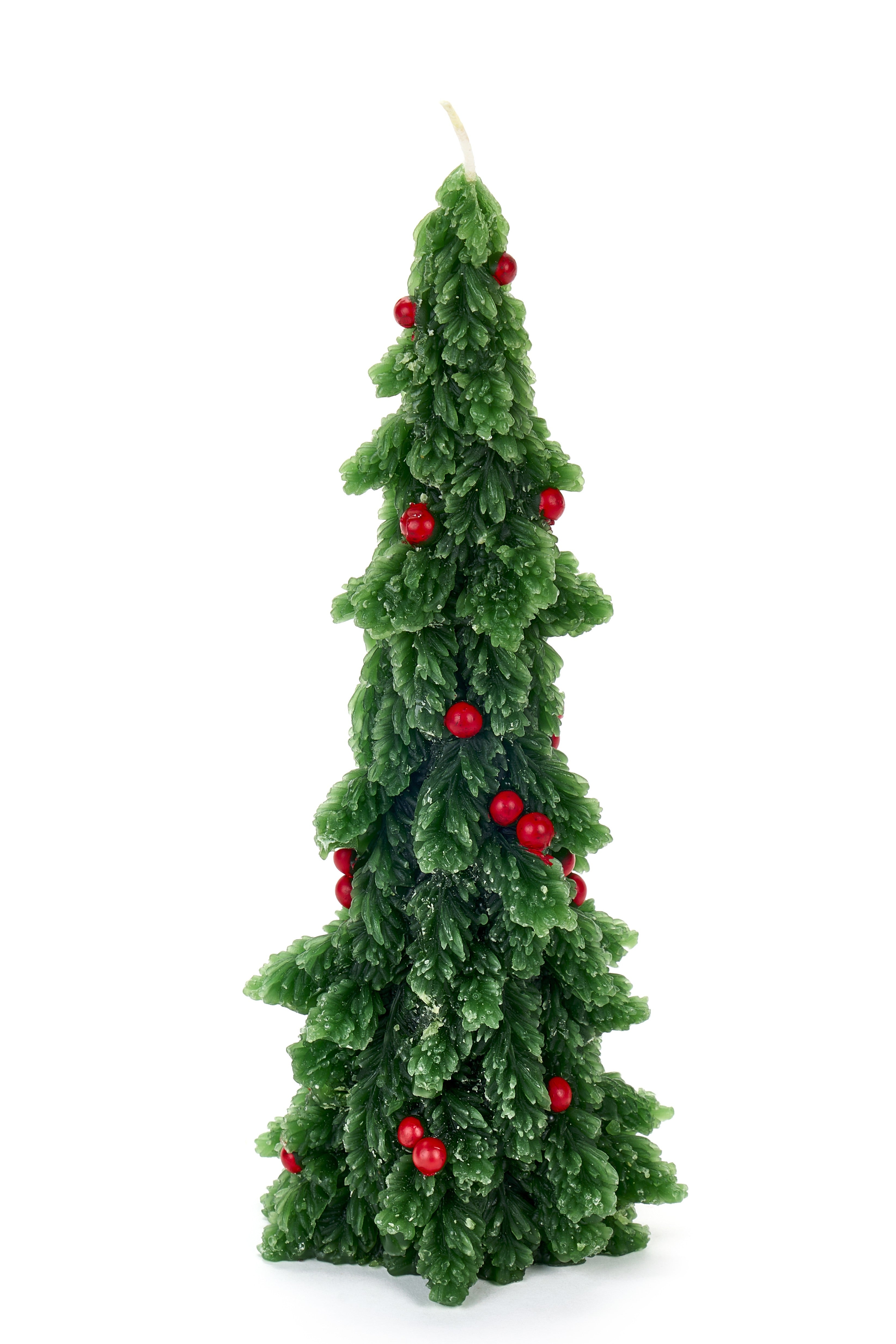 CANDELA ALBERO CON BACCHE