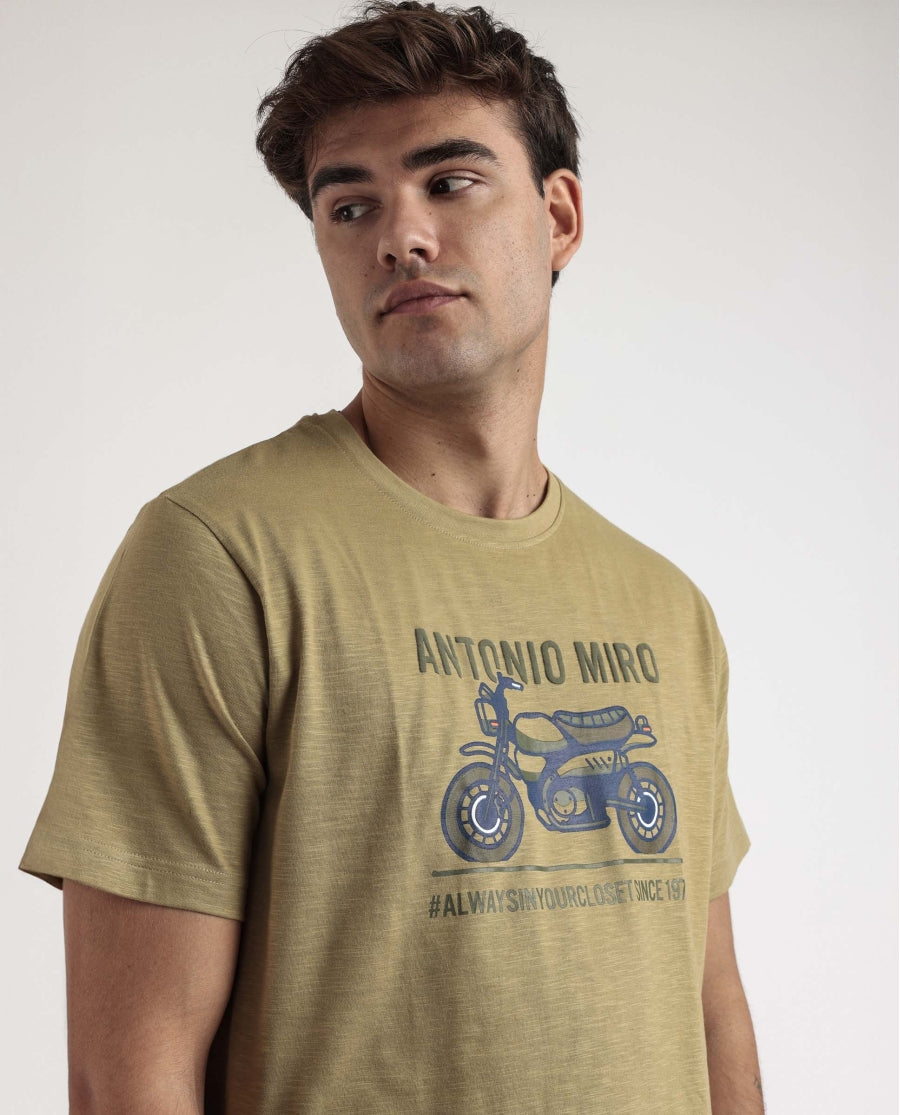 Pigiama a maniche corte per uomo KHAKI