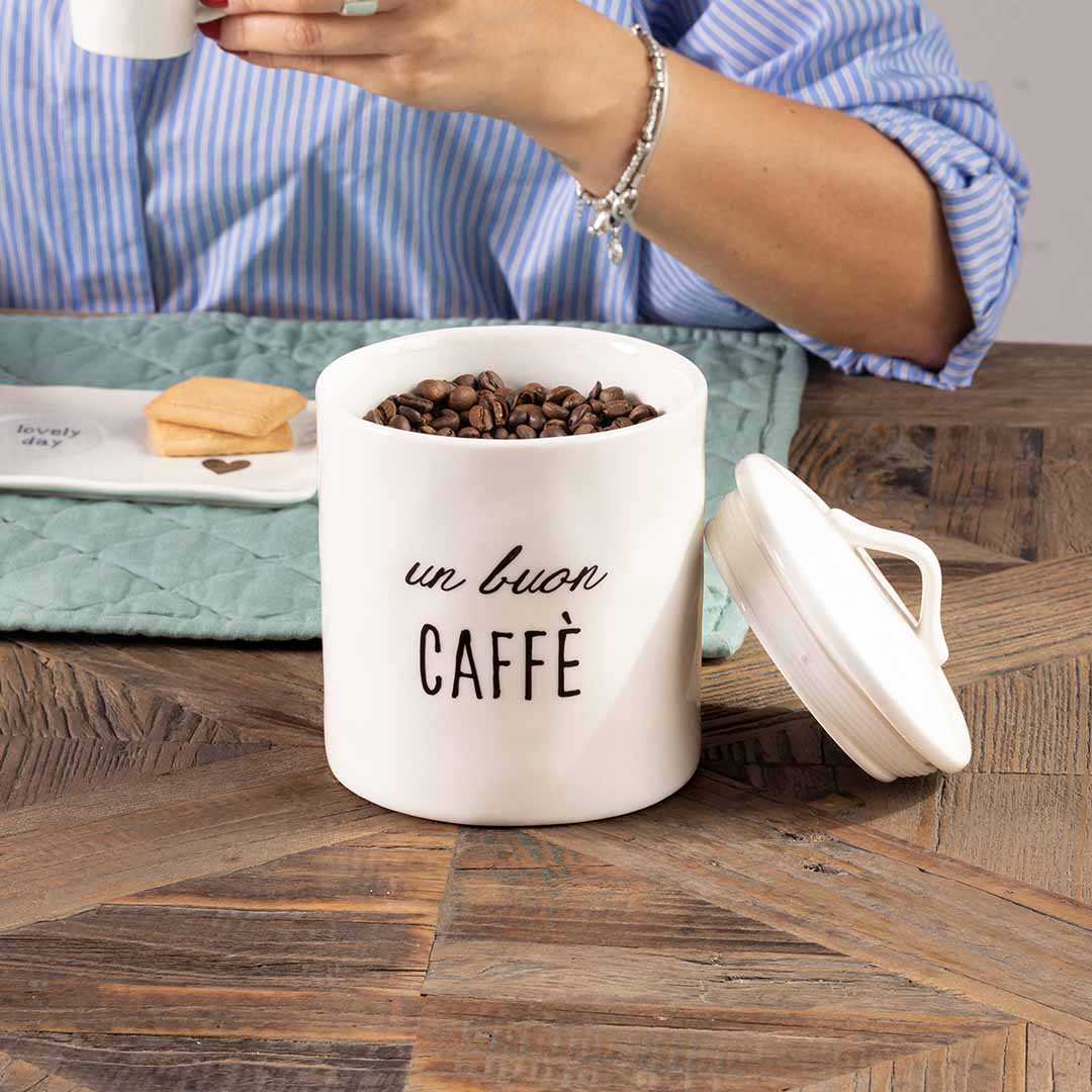 Barattolo in gres Un buon caffè