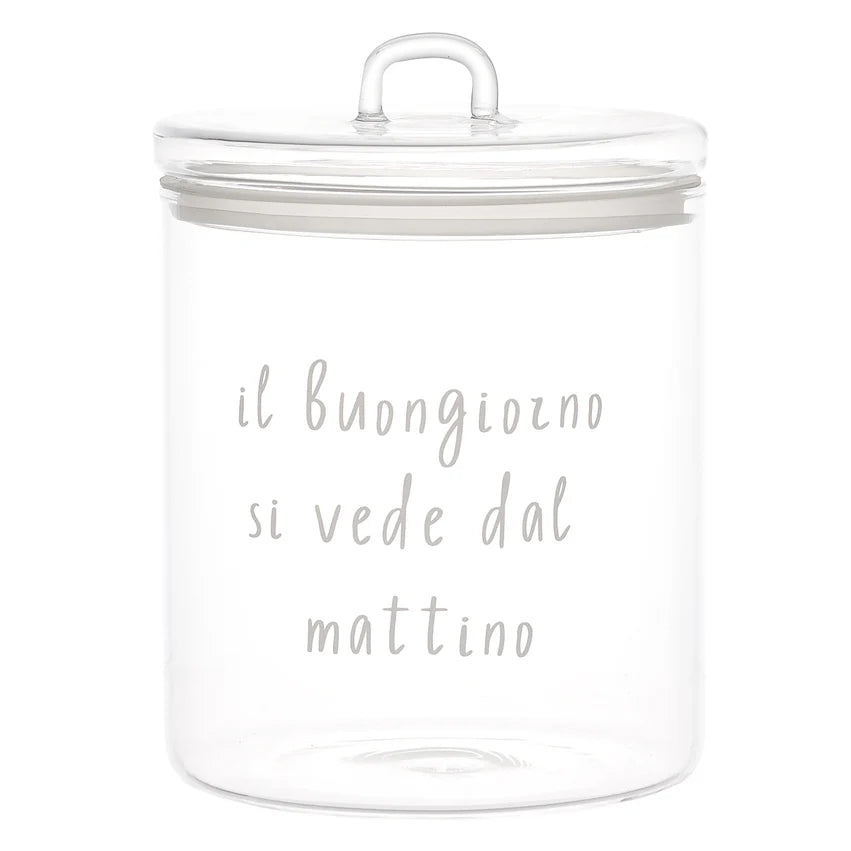 Barattolo Il buongiorno si vede dal mattino