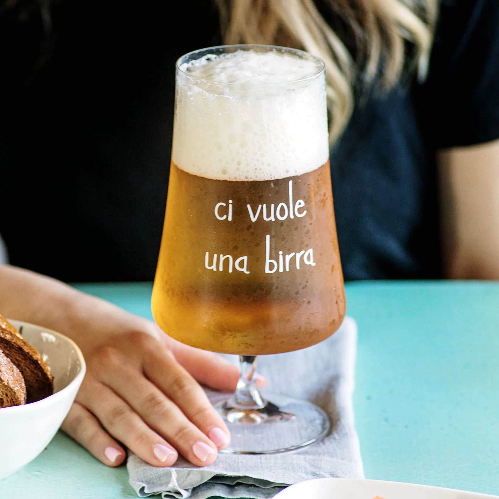 Set 2 Bicchieri birra Ci vuole una birra - 55cl - lista nozze