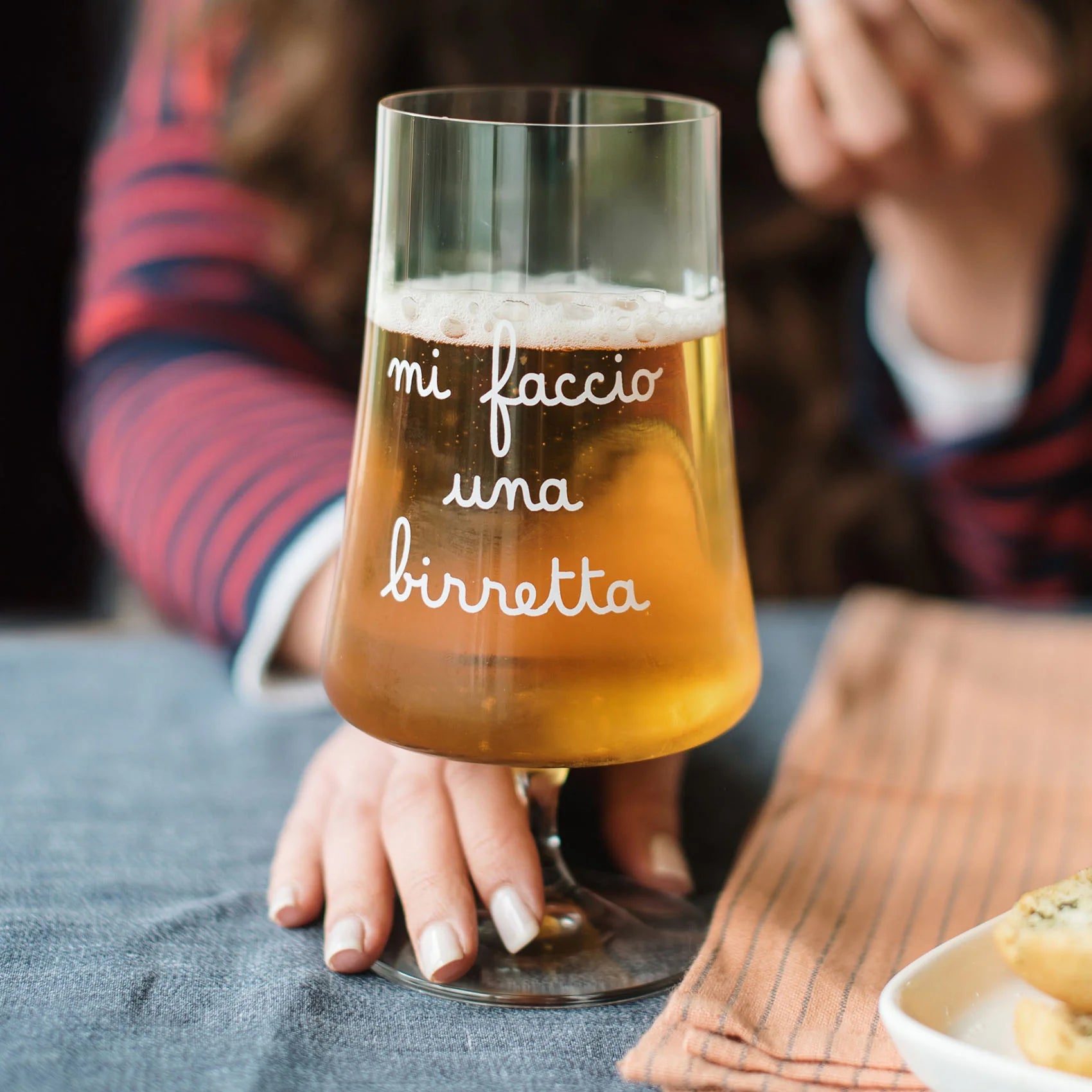 Set 2 Bicchieri birra Mi faccio una birretta - 55cl - lista nozze