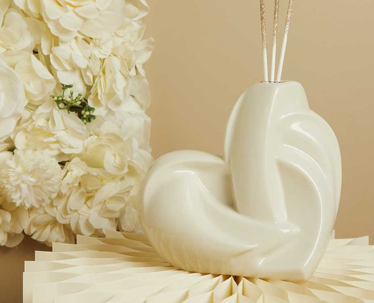 Diffusore Cuore Grande Bianco