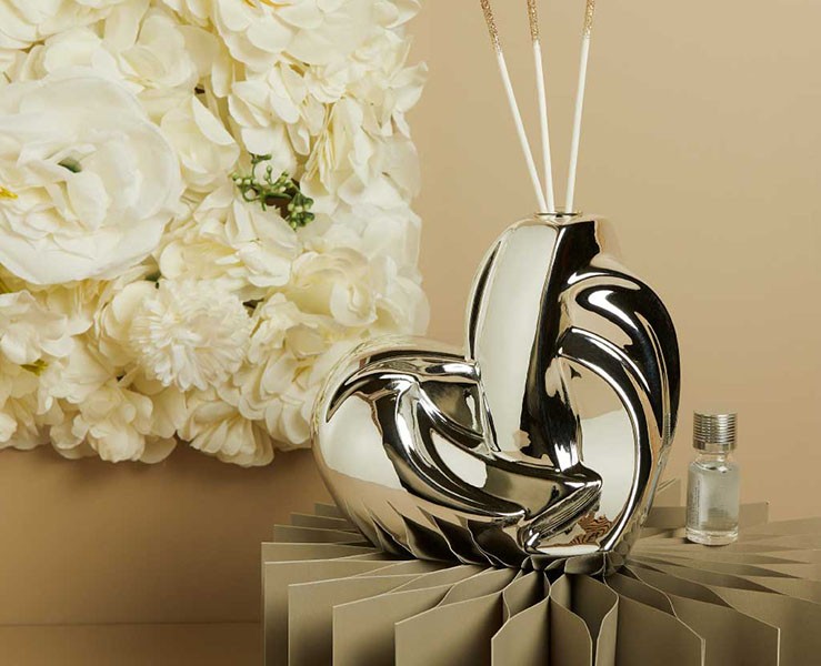 Diffusore Cuore Grande Silver