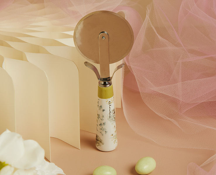 Taglia Pizza Claraluna Floreale verde