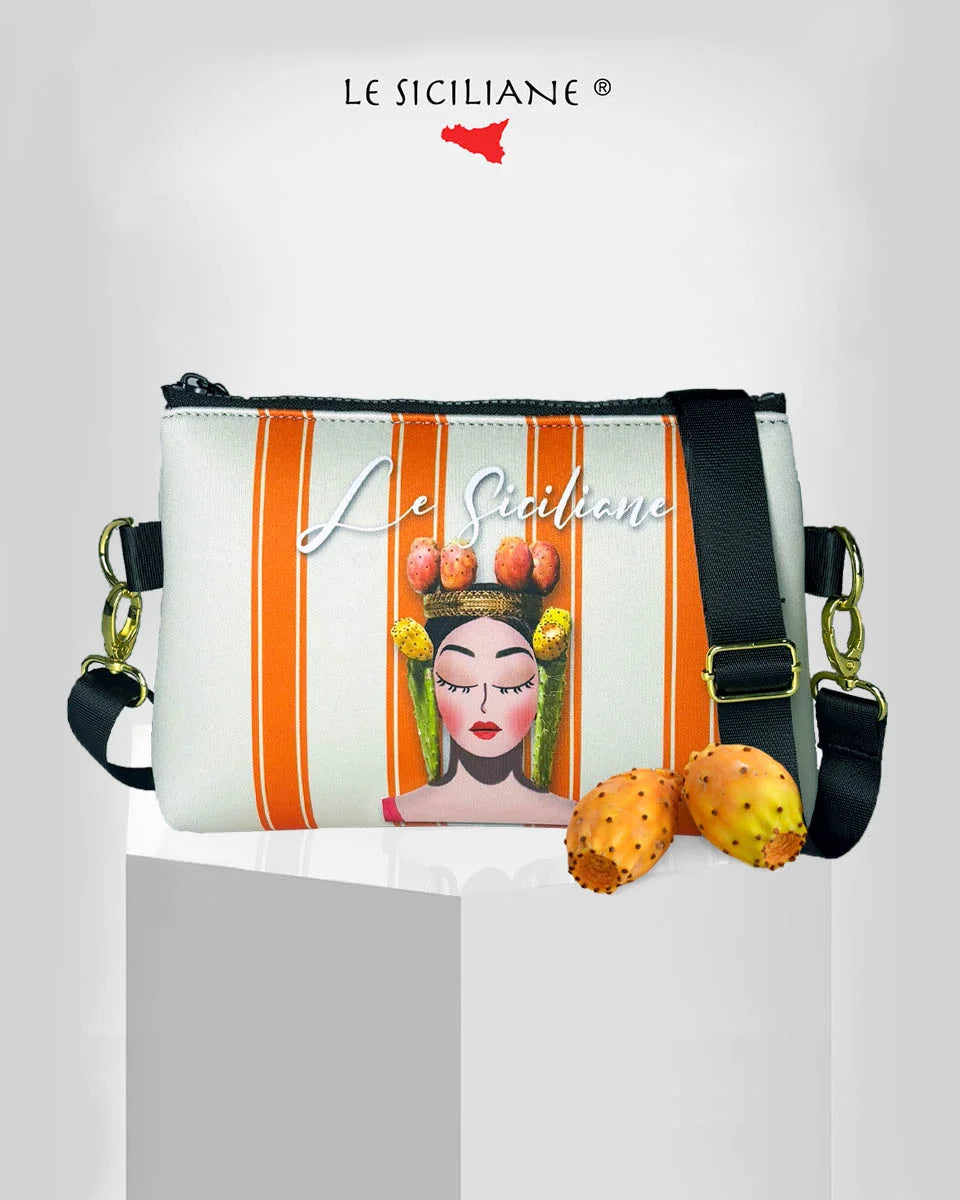 Borsa a tracolla “Regina con Fichi d’India”