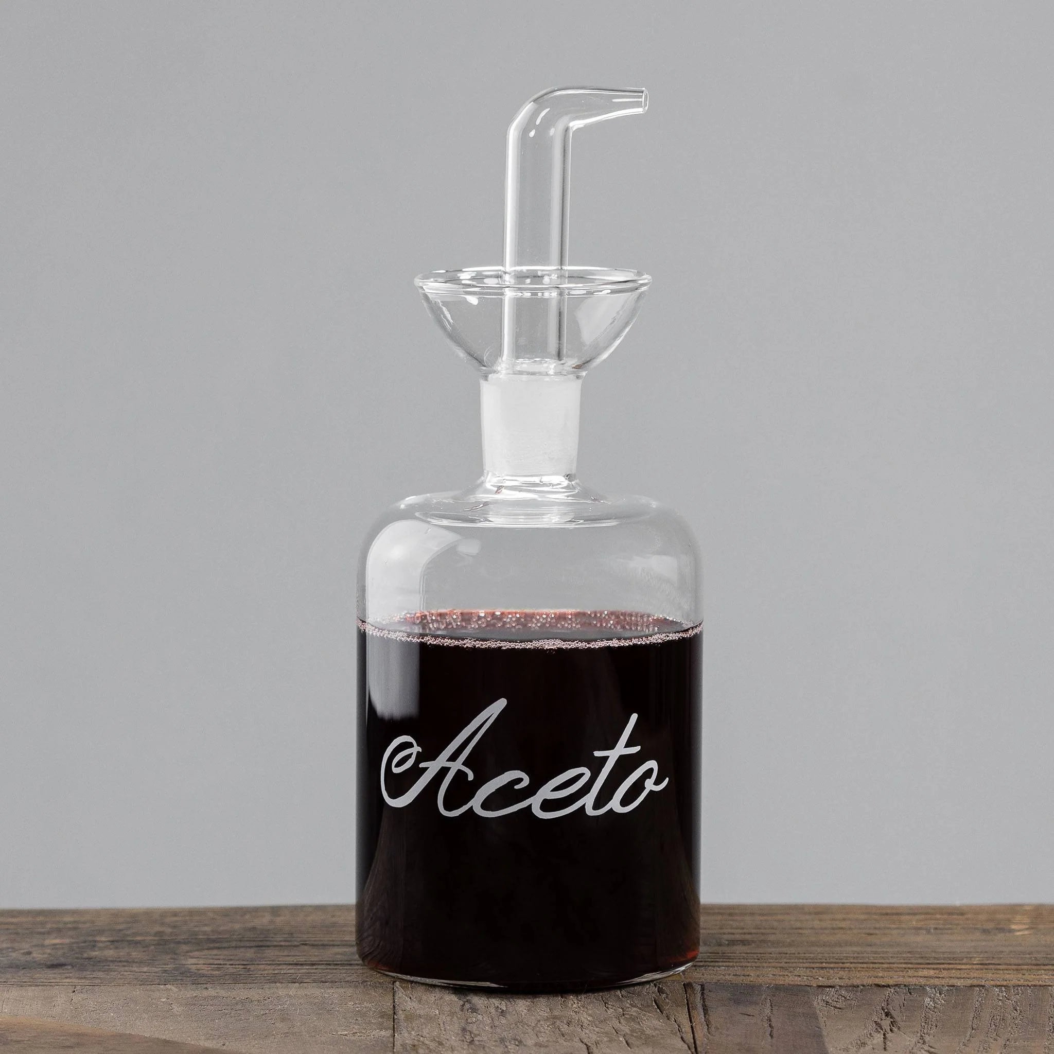 Bottiglia aceto decoro Aceto 350 ml - lista nozze