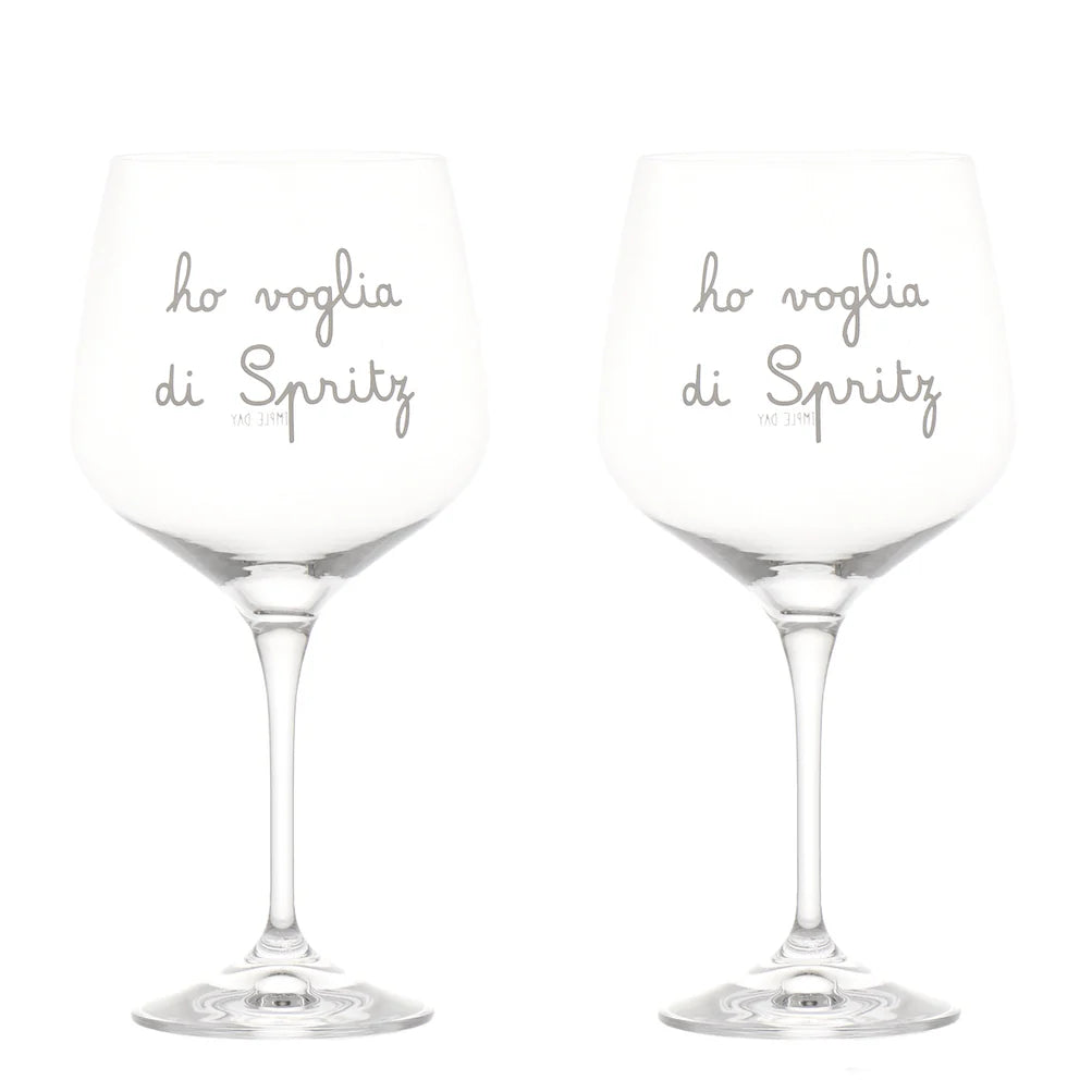 SET 2 CALICI HO VOGLIA DI SPRITZ