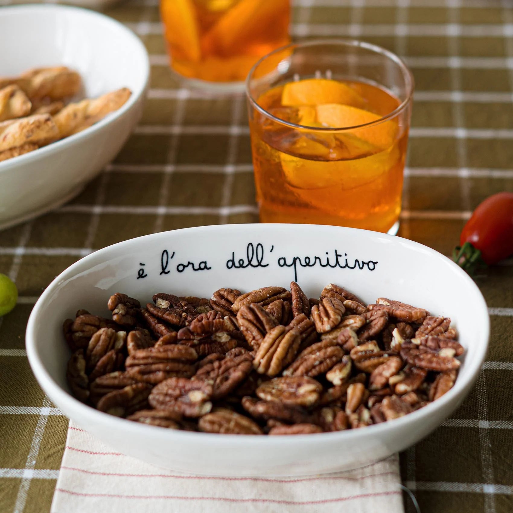 Coppetta ovale in gres E' l'ora dell'aperitivo