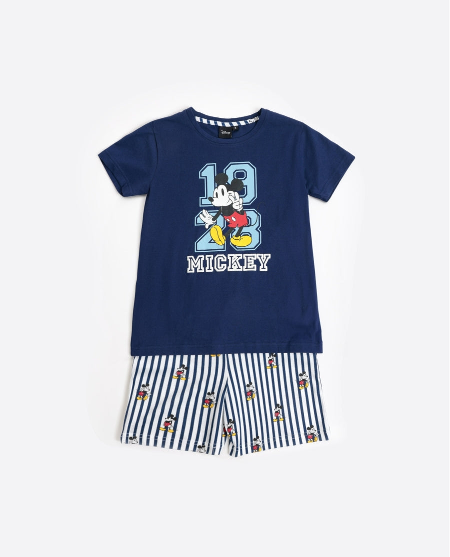 DISNEY Mickey  Pigiama Estivo a Maniche Corte