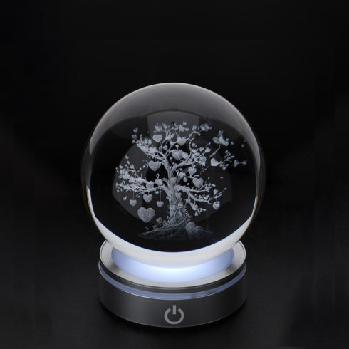 Sfera Crystal Planet Life Tree Ø6cm