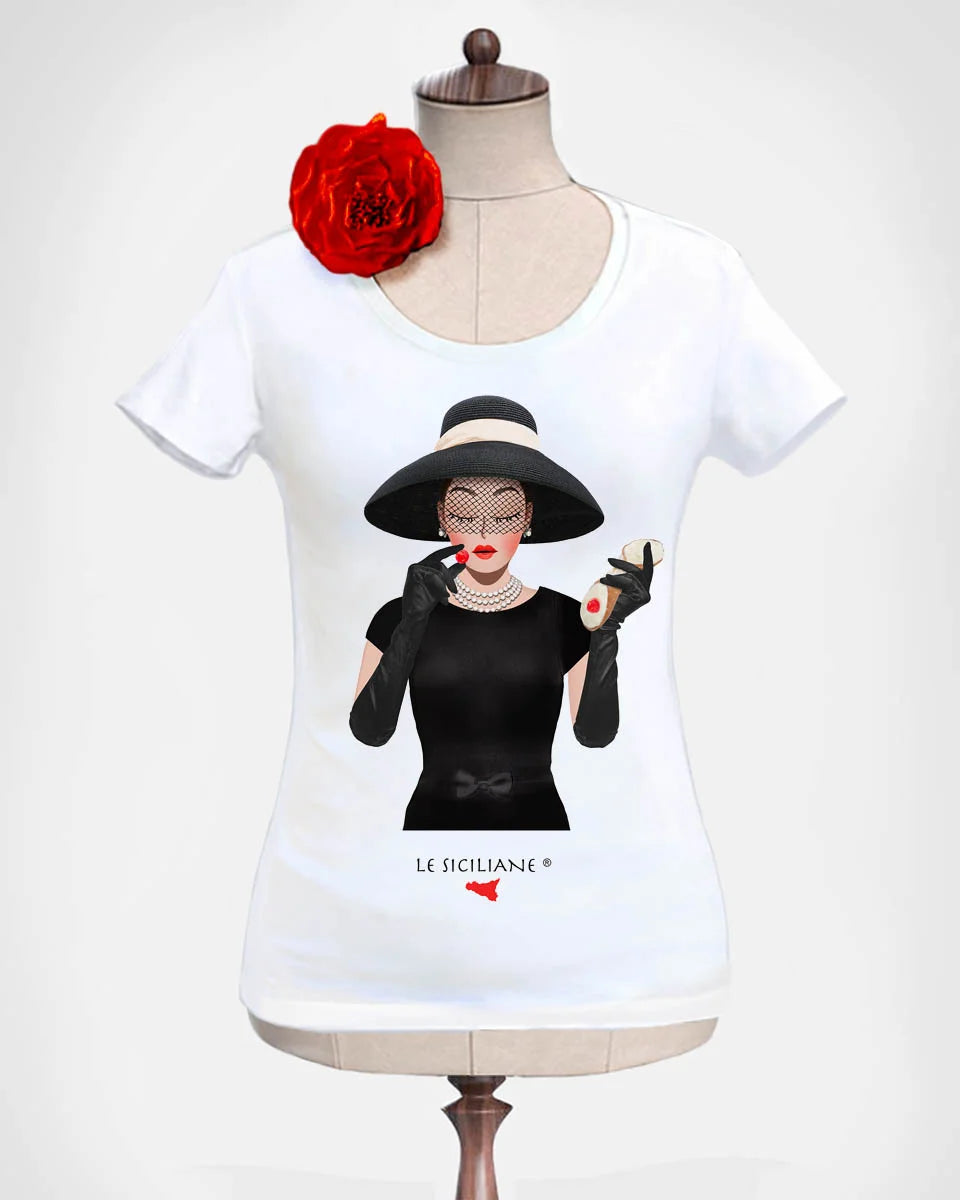T-shirt “Cannolo in nero”