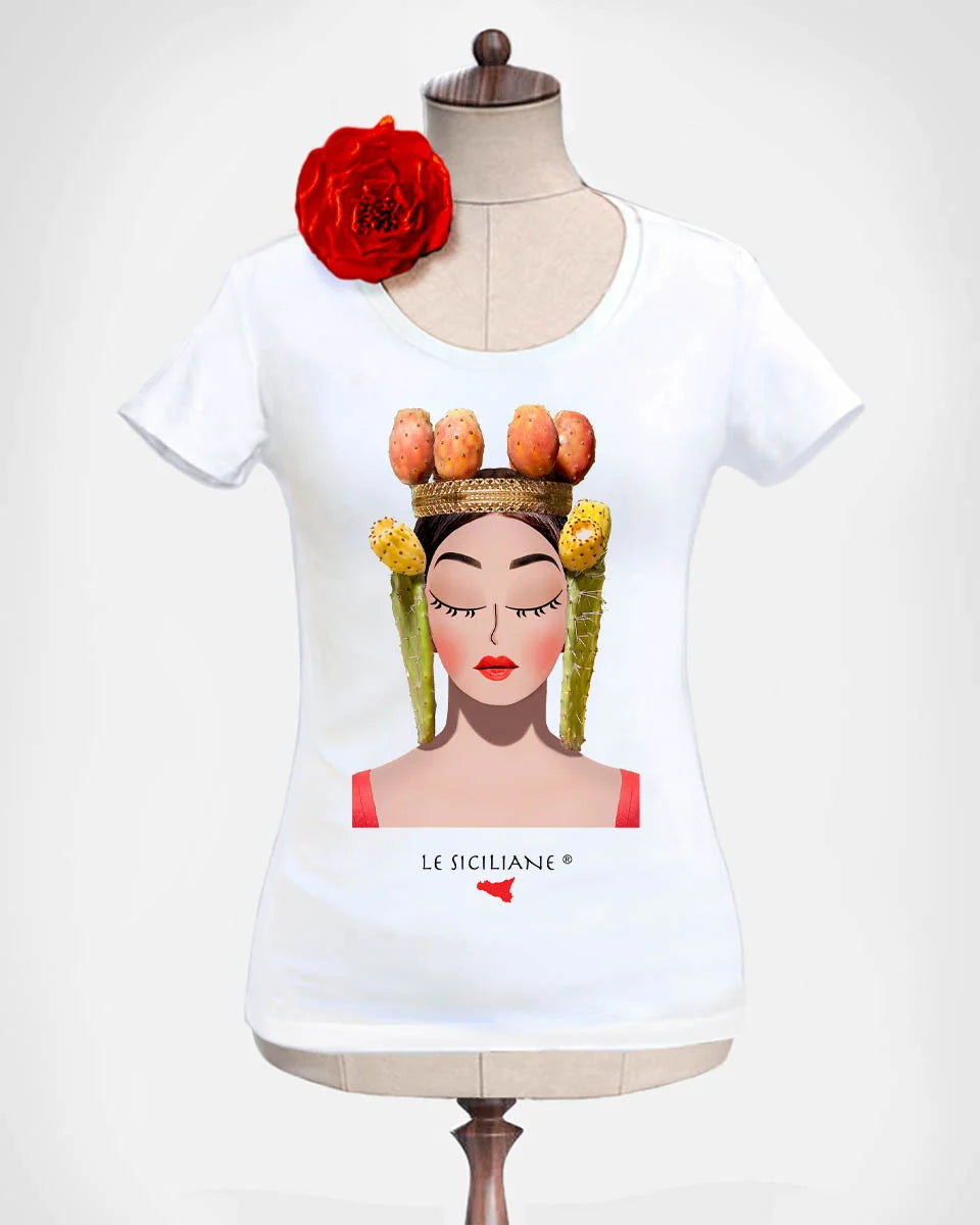 T-shirt “Regina con fichi d’India”