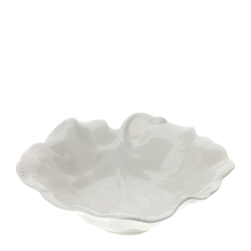 CIOTOLA FOGLIA PORCELLANA 18X16XH5CM