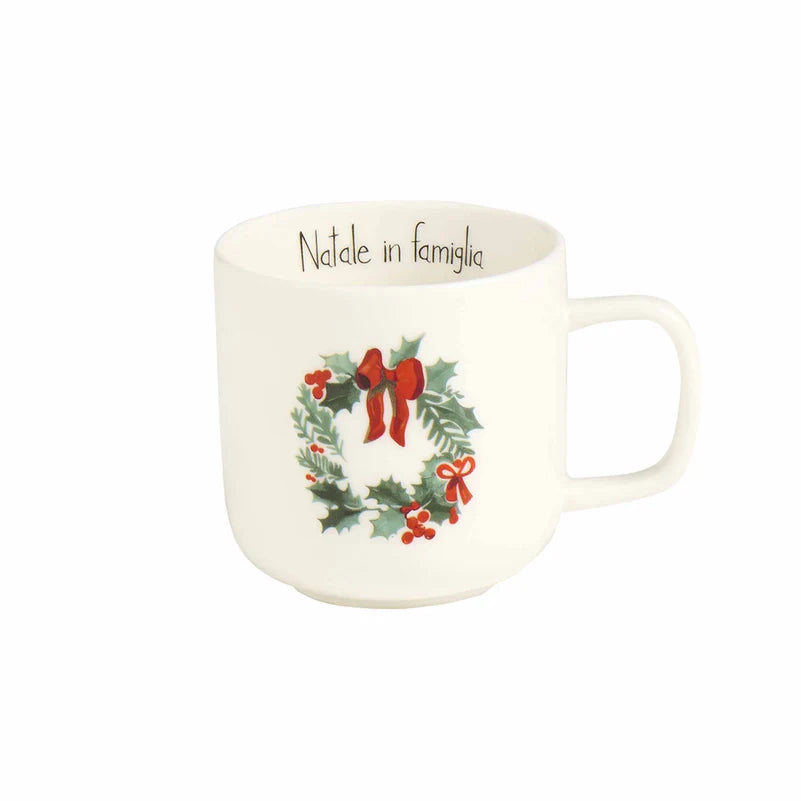 MUG BIANCA "STA ARRIVANDO NATALE"