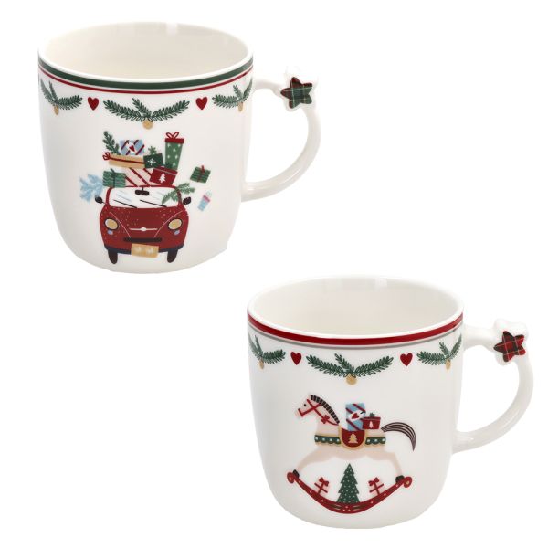 Set 2 Mug Let It Snow