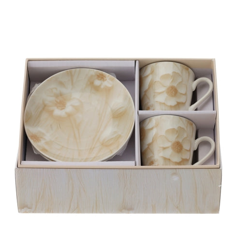 BOX 2 TAZZINE CAFFE' CANVAS CREMA