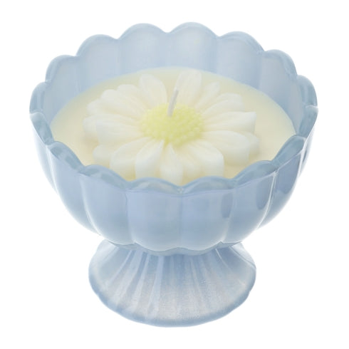 Candela Daisy Blu Profumazione J'adore - Ø9xh8cm