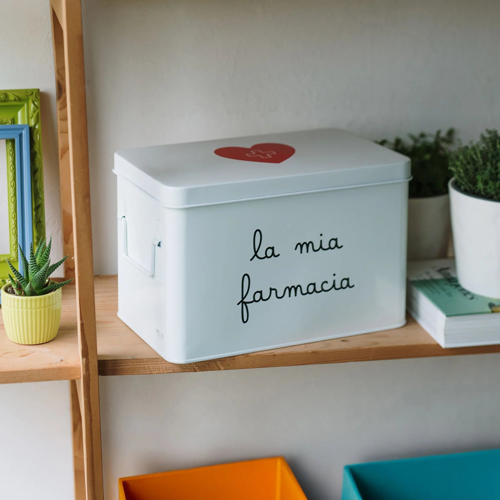 Scatola in acciaio verniciato La mia farmacia - Grande