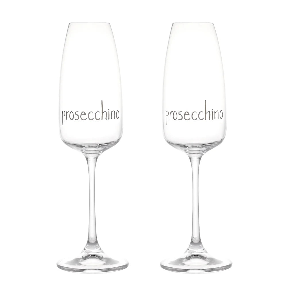 Set 2 calici flute Prosecchino 29cl