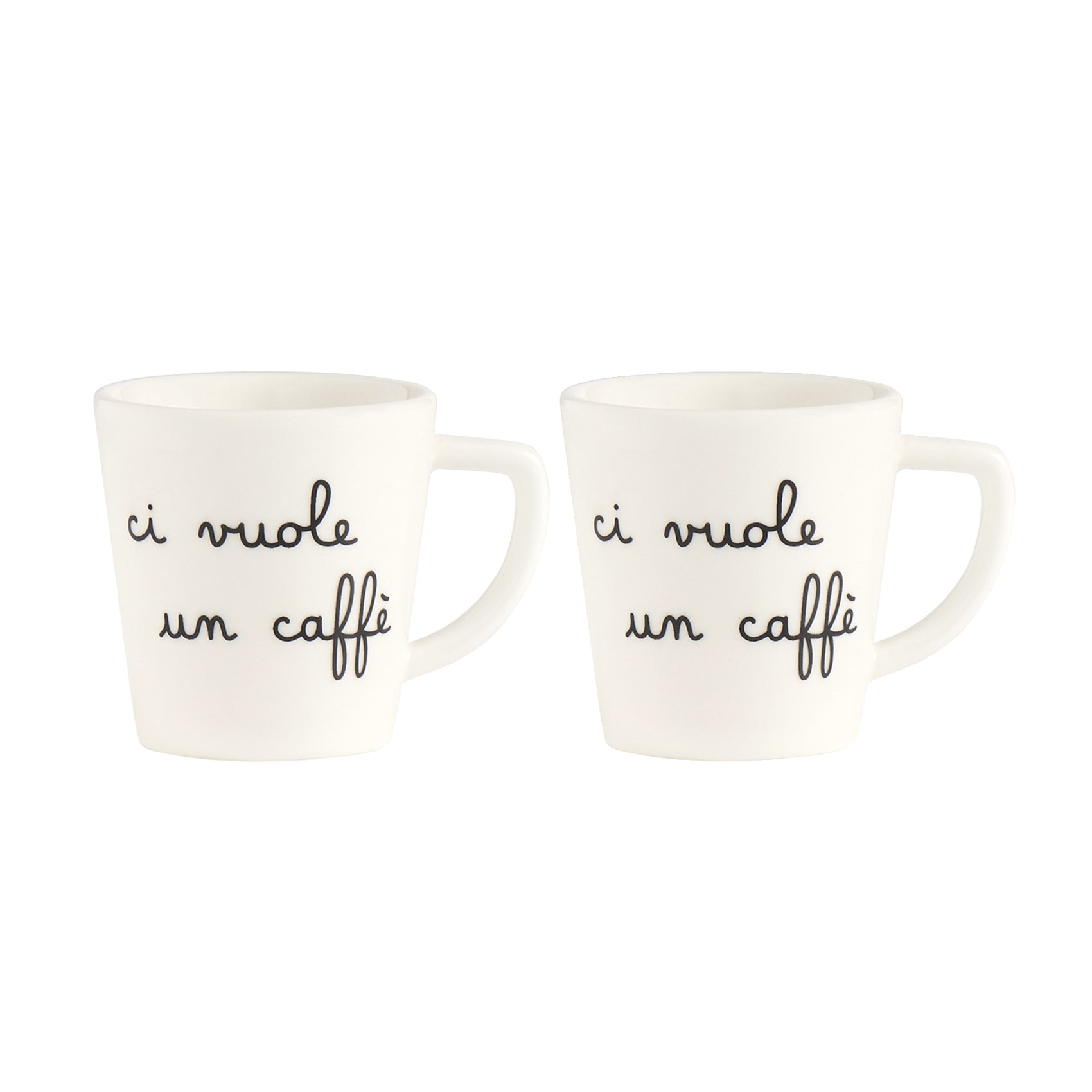 Set 2 tazzine Ci vuole un caffè