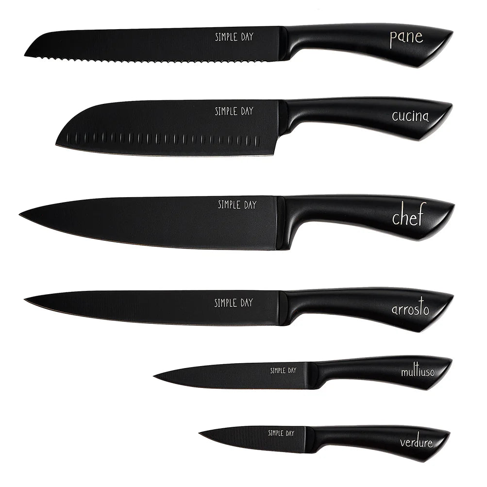 Set 6 coltelli da cucina Funzioni - lista nozze