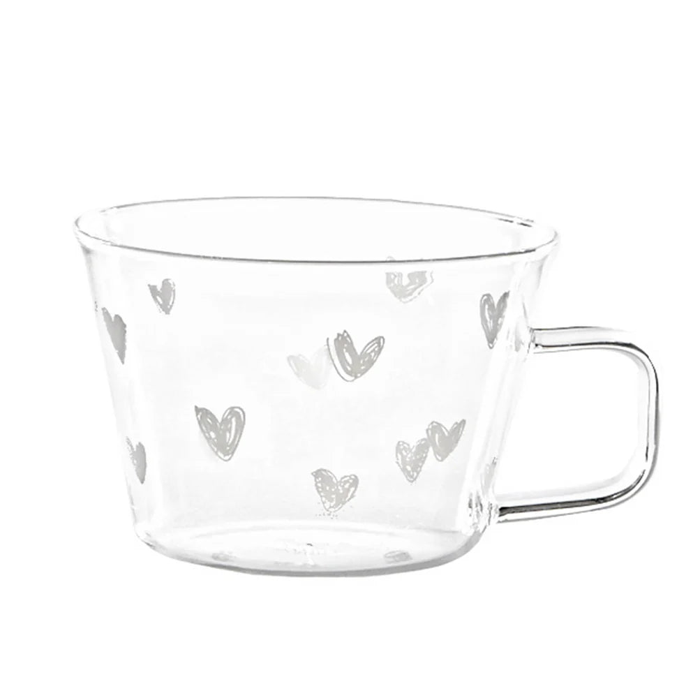 Set 2 tazze tè o cappuccino Cuori