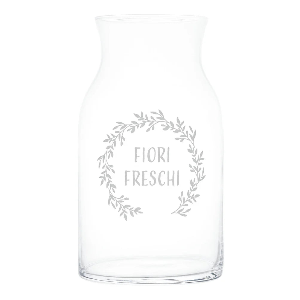Vaso Portafiori decoro Fiori Freschi - lista nozze