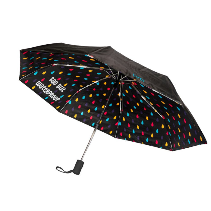 Ombrello con apertura/chiusura automatica. Decoro SAD BUT WATERPROOF