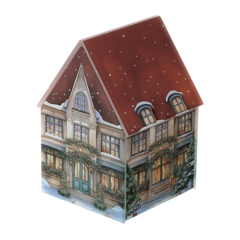 CONTENITORE VETRO COTTAGE ROSSO